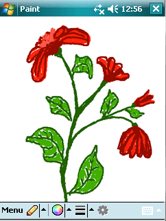 Flower drawing