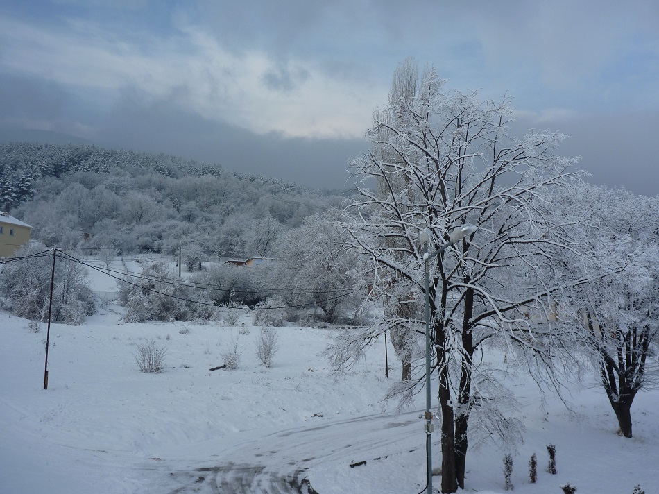 The mountain in winter