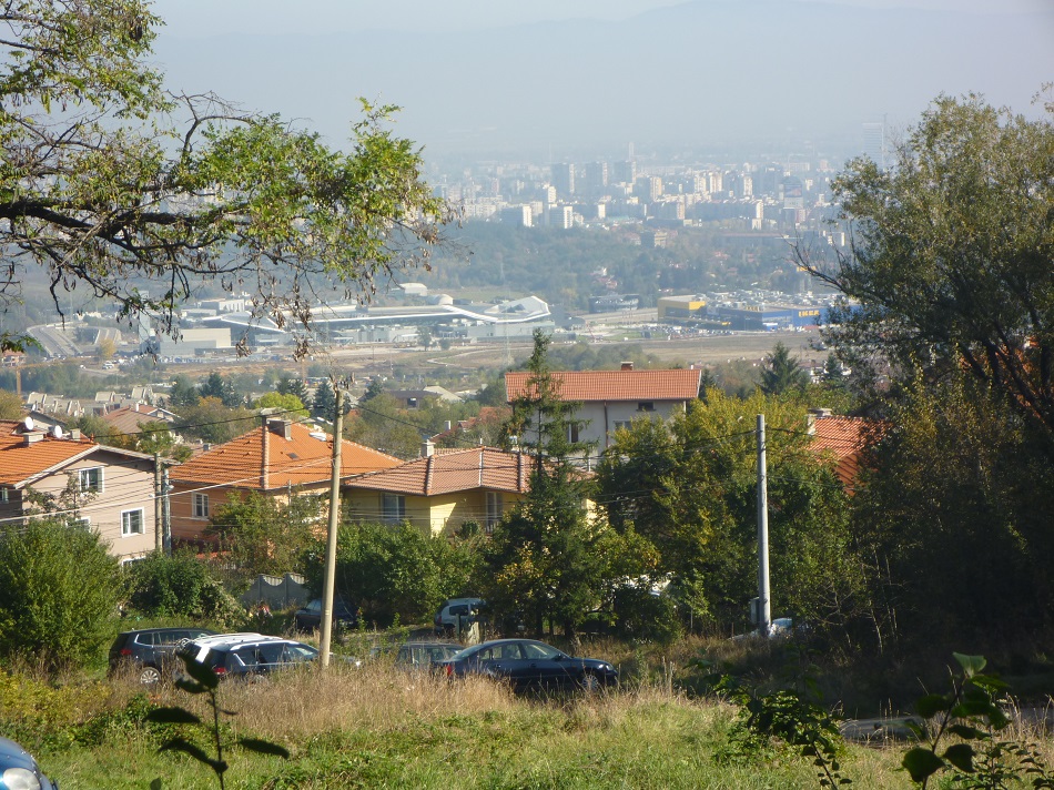 Simeonovo overlooks the city of Sofia